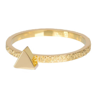 Koop gold iXXXi infill ring Abstract Triangle (2MM)