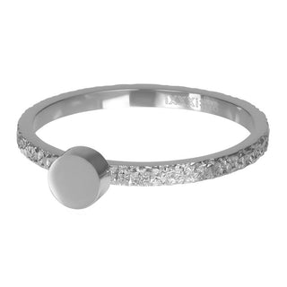 Koop silver iXXXi infill ring Abstract Circle (2MM)
