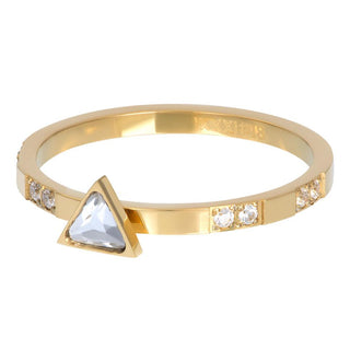 Koop gold iXXXi infill ring Expression Triangle (2MM)