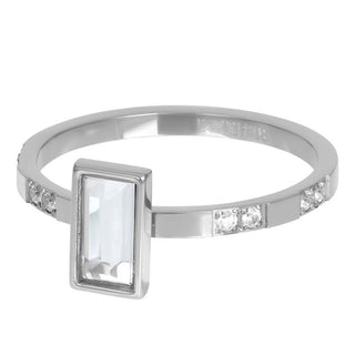 Koop silver iXXXi infill ring Expression Rectangle (2MM)