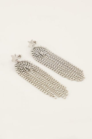 My Jewellery Starmood-Ohrringe mit transparenten Steinen