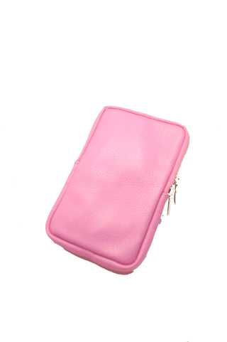 Kaufen rosa Bijoutheek Damen-Schulter-/Handytasche aus italienischem Leder