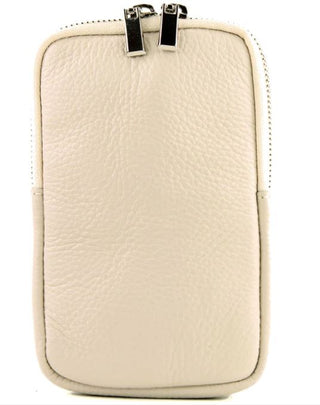 Koop cream Bijoutheek Italian leather ladies shoulder/mobile phone bag