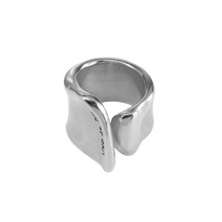 UNOde50 Ring | The Crevice | Zilver | ANI0248 (MAAT 16.5-18.5MM)