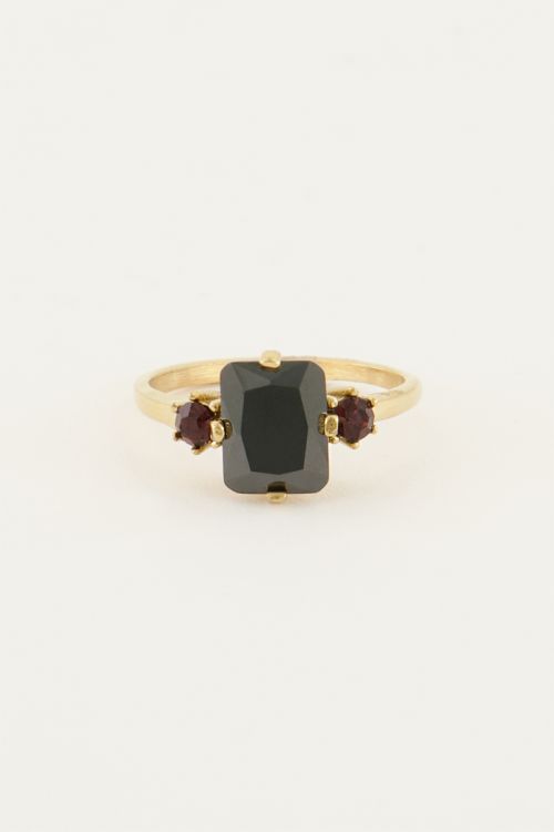 My Jewelery Ring black stone 