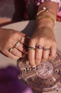 My Jewellery Vintage Ring Pfirsichkristall